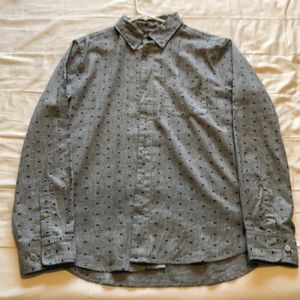 Grey United By Blue buffalo print shirt